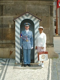 Castle Guard & Cherry in Prague